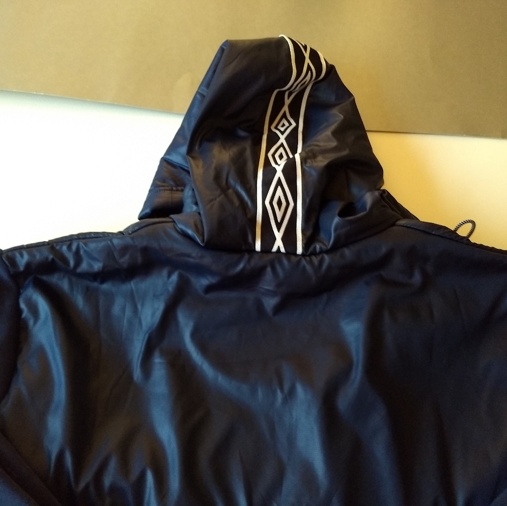 Umbro soccer jacket men XL blue fleece mix. New - Picture 2 of 5